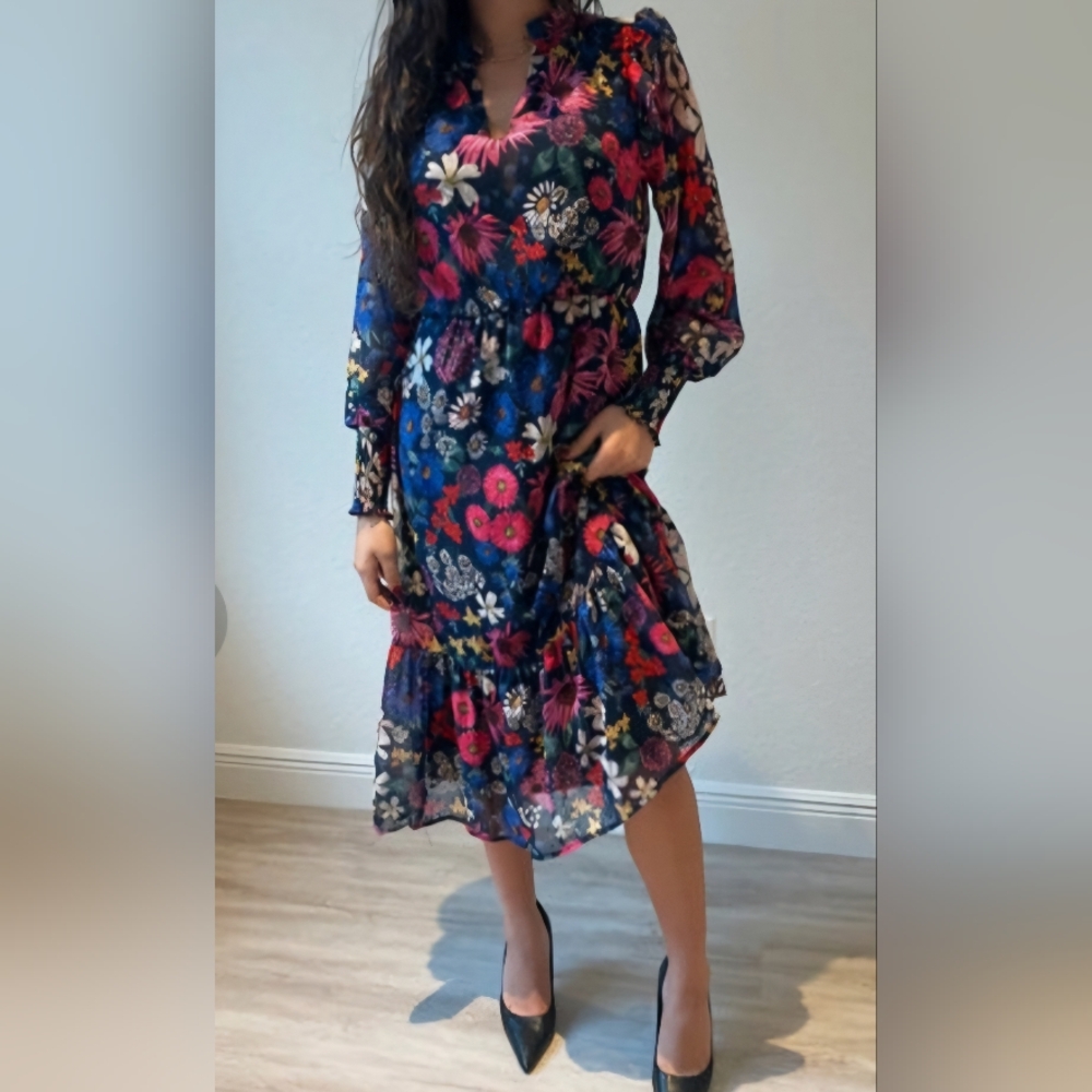 AQUA from Bloomingdale's Flora Lined Dress